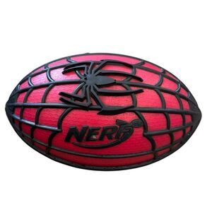 Spider-Man Nerf Football With Black Webbing